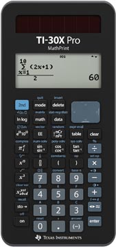 Texas calculatrice scientifique TI-30X Pro MathPrint, dans une boîte en carton