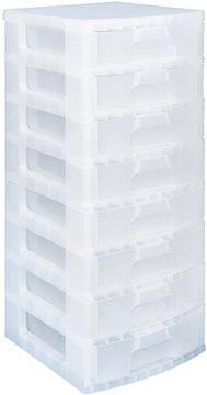 Really Useful Box ladenblok 8 x 9,5 l, transparant