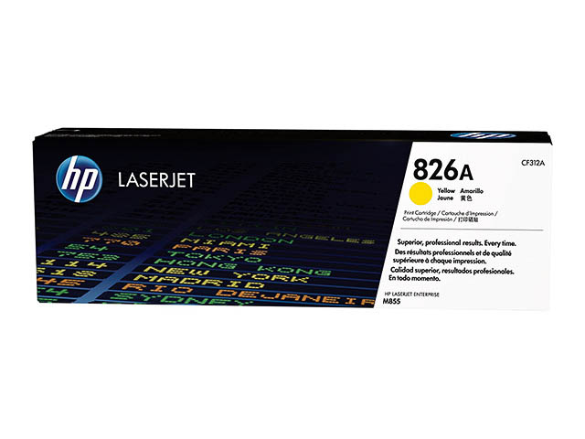 CF312A HP HP826 CLJ cartouche jaune 31.500pages