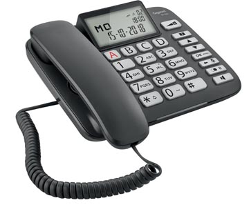 Gigaset DL580 vaste telefoon, grote toetsen, zwart