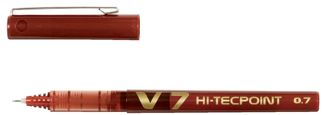 Roller Pilot Hi-Tecpoint V7 0,4mm Rouge
