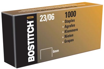 Bostitch nietjes 23-6-1M, 6 mm, verzinkt, voor PHD60, B310HDS, HD-23L17