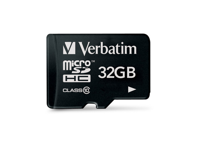 VERBATIM PREMIUM MICRO SDHC CARD 32GB 44013 class 10