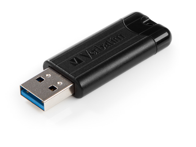 VERBATIM PINSTRIPE USB STICK 16GB 49316 USB 3.2 GEN1 black