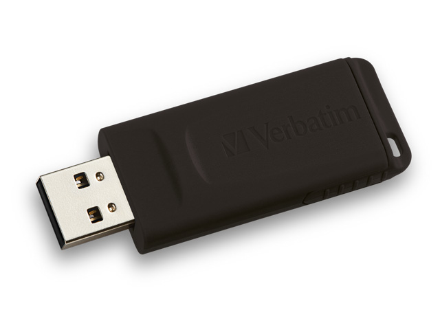 VERBATIM SLIDER USB STICK 16GB 98696 USB 2.0 black