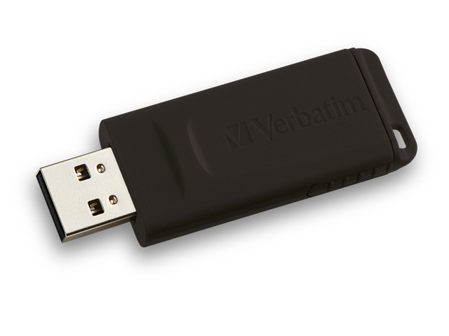 VERBATIM SLIDER USB STICK 64GB 98698 USB 2.0 black