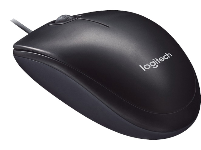 LOGITECH M90 OPTICAL MOUSE WITH CABLE 910-001794 3buttons/1000dpi/USB