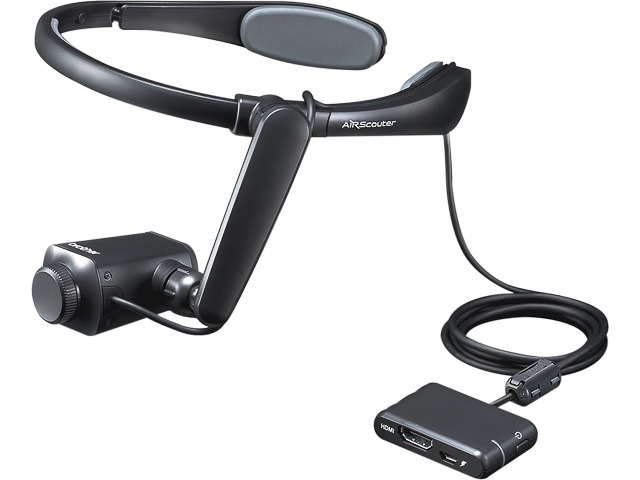 BROTHER WD350B AIR SCOUTER WD350BZ1 head-mounted 720p HD-display
