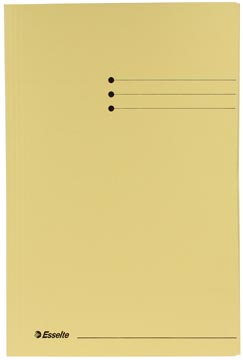 Esselte dossiermap geel, ft folio