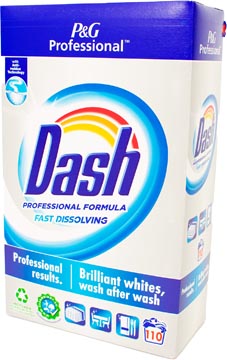 Dash poudre à laver, pour le ligne blanc, 110 doses
