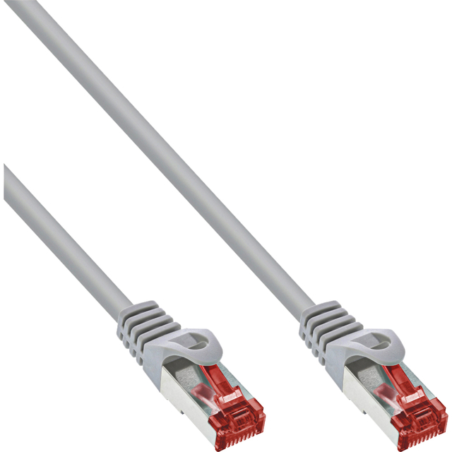 Câble inLine Cat 6 S/FTP cuivre 3m gris