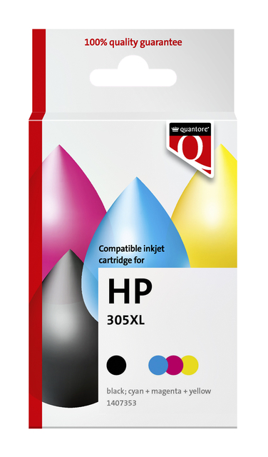 Cartouche d'encre Quantore alternative pour HP 305XL noir+couleur