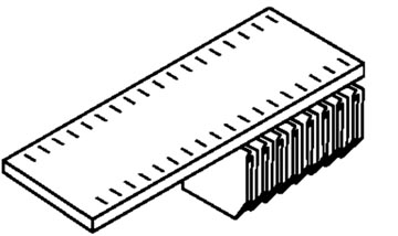 Bisley lateraal systeemlegbord voor Basic roldeurkast, 120 cm, zwart