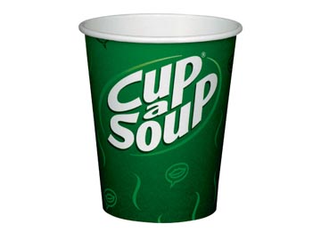 Cup-a-Soup beker uit karton 14 cl, pak van 50 stuks
