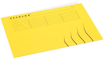Jalema Secolor dossieromslag voor ft A4 (22,5 x 31 cm), geel