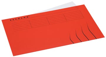 Jalema Chemise de classement Secolor pour ft folio (22,5 x 34,8 cm), rouge