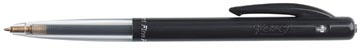 Bic balpen M10 Clic schrijfbreedte 0,35 mm, fijne punt, zwart