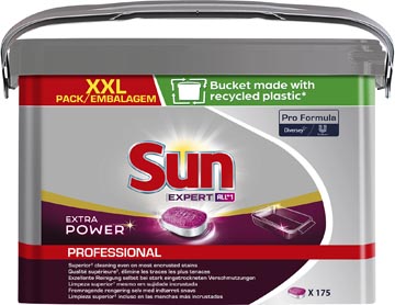 Sun tablettes pour lave-vaisselle All In 1 Extra Power, paquet de 175 pièces