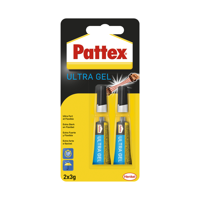 Colle seconde Pattex Ultra Gel 2x 3g