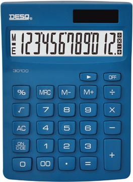 Desq bureaurekenmachine New Generation Compact 30100, donkerblauw