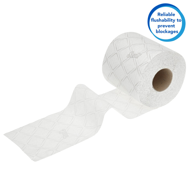 Papier toilette Scott Essential 8519 2 épaisseurs 350 feuilles blanc
