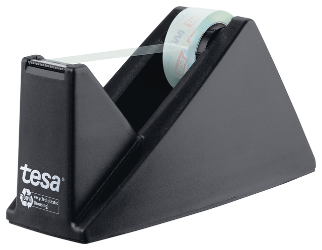 Dévidoir ruban Tesa eco & crystal 59045 noir 1 rouleau 19mmx10m