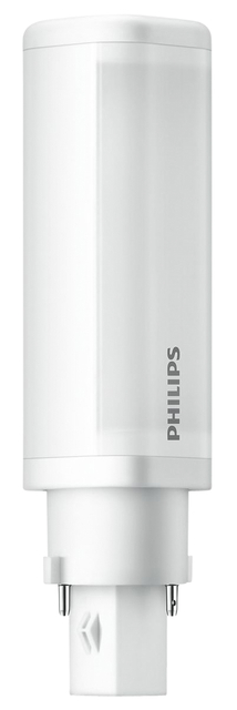 Ledlamp Philips CorePro G24D-1 2pin 4.5W 475lumen 3000K warm wit