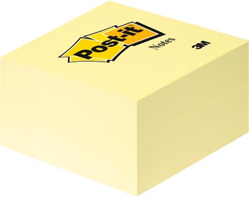 Post-it cube memo, ft 76 x 76 mm, 450 feuilles, jaune