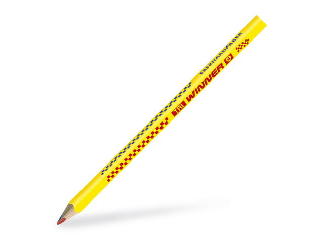 Crayon de couleur EFA arc-en-ciel 3 faces, 4 couleurs rouge, vert, jaune, bleu