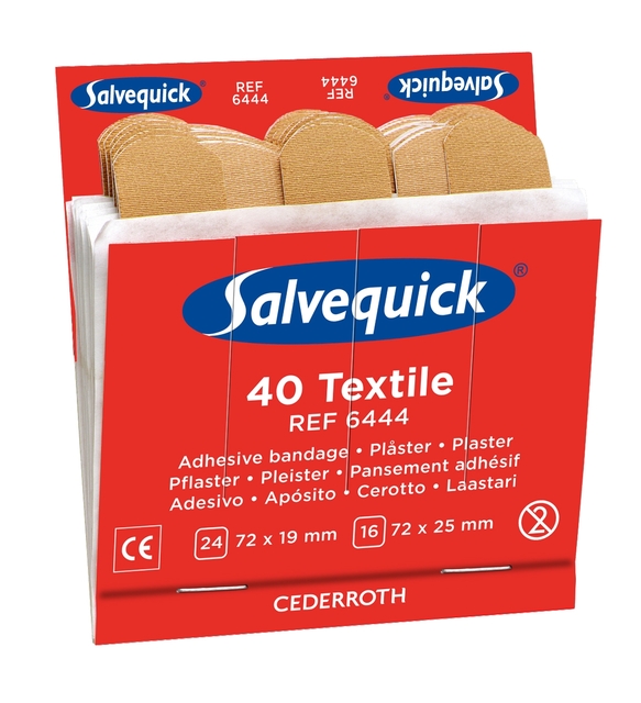 Pansements Salvequick recharge textile 6444
