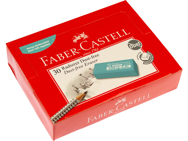 Gomme Faber-Castell sans poussière Trend mini Boîte 30 pces