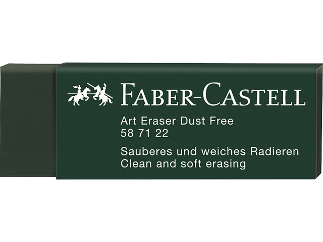 Gomme Faber-Castell anti-poussière vert