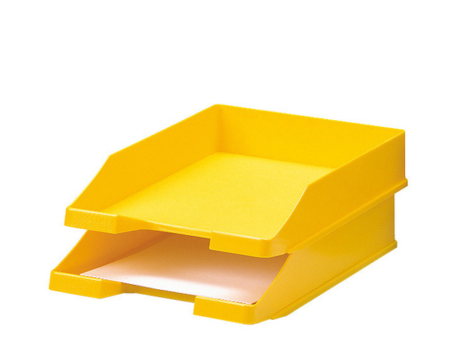 Bac à courrier HAN A4 standard plastique jaune