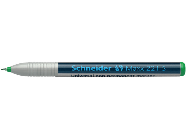 Universele marker Schneider Maxx 221 S non-permanent groen