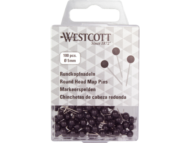 Markeerspelden Westcott ø5mm zwart kleuren, Ø5mm x 16mm