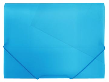Beautone elastomap met kleppen, ft A4, blauw