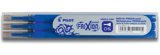 Recharge Roller PILOT FriXion Hi-Tecpoint 0,25mm bleu