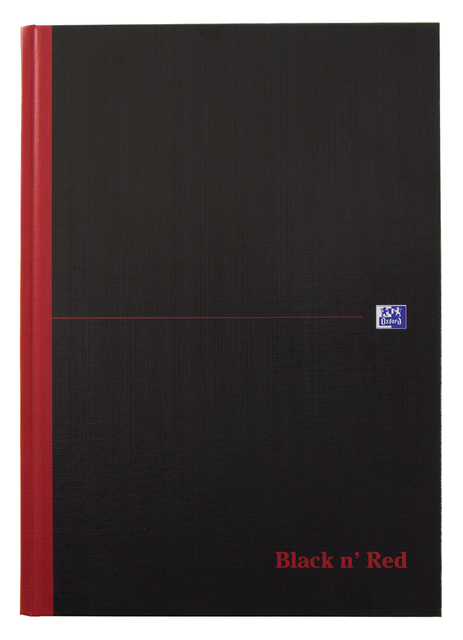 Cahier Oxford Black n’ Red A4 96 feuilles carreaux 5mm ass