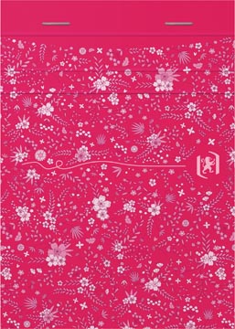Oxford Floral couverture souple carnet de notes, ft A6, 80 feuilles, ligné, 4 décors assortis