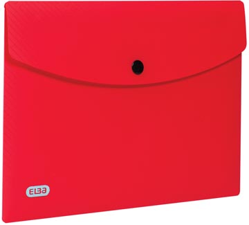 Elba Urban pochette documents, ft A5, en PP, rouge, paquet de 5 pièces