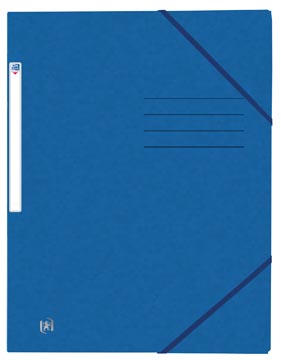 Oxford Top File+ elastomap uit karton, ft A4, blauw
