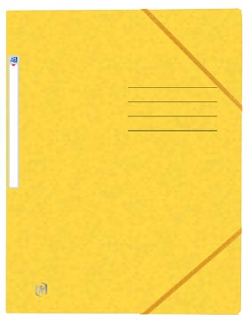 Oxford Top File+ elastomap uit karton, ft A4, geel