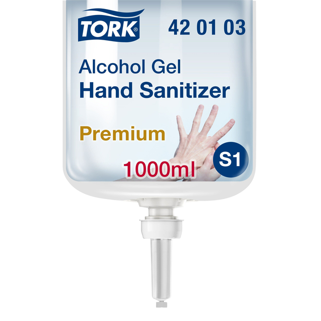 Handzeep Tork S1 420103 alcoholgel 1000ml