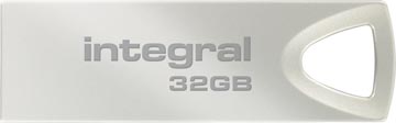 Integral ARC clé USB 2.0, 32 Go, argent