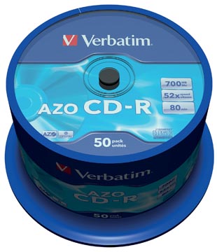 Verbatim CD enregistrable, spindle de 50 pièces