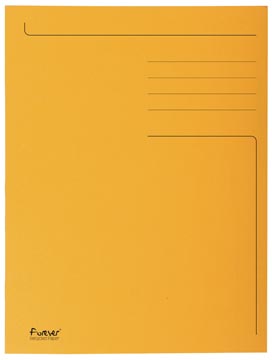 Exacompta dossiermap Foldyne ft 24 x 32 cm (voor ft A4), oranje, doos van 50 stuks