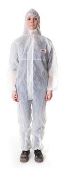 3M beschermende coverall, wit, large