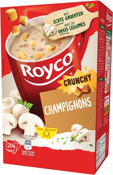 Royco Minute Soup champignons, paquet de 20 sachets