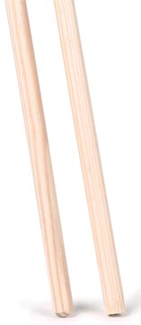Borstelsteel uit hout, ft 120 cm x 22,5 mm