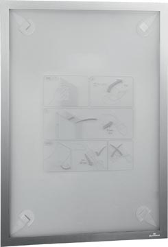 Durable Duraframe Wallpaper cadre autocollant, format A3, argent